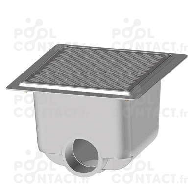 Grille inox de fond  de scurit