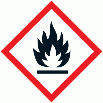 Panneau Pictogramme CLP/SGH - Matires Inflammables #1