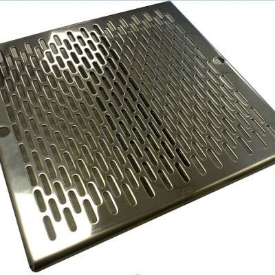 Grille de fond conforme inox renforce ASTRAL (livre nue sans vis de fixation)