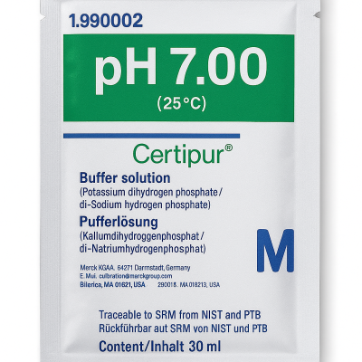 Solution Etalon pH 7  usage unique - sachet de 20ml  