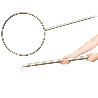 Perche de secours - 3 mtres avec anneau aluminium anodis
