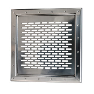 Grille inox anti-vortex (avec vis)