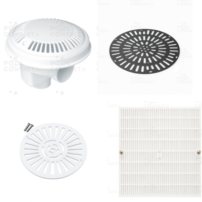 Grilles de bonde de fond